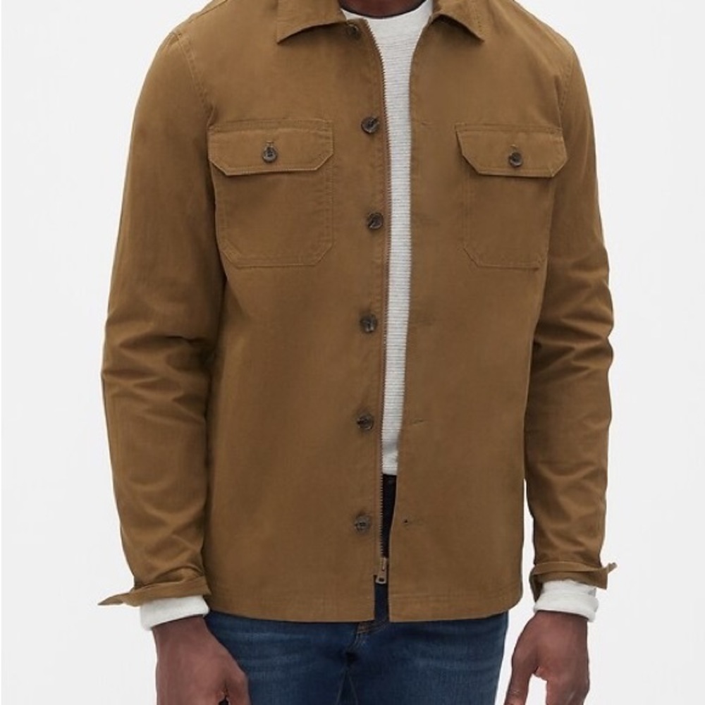 Banana Republic Brown Shirt Jacket